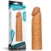 Przedłużka penisa Pleasure X Tender Penis Sleeve Brown +2.5cm